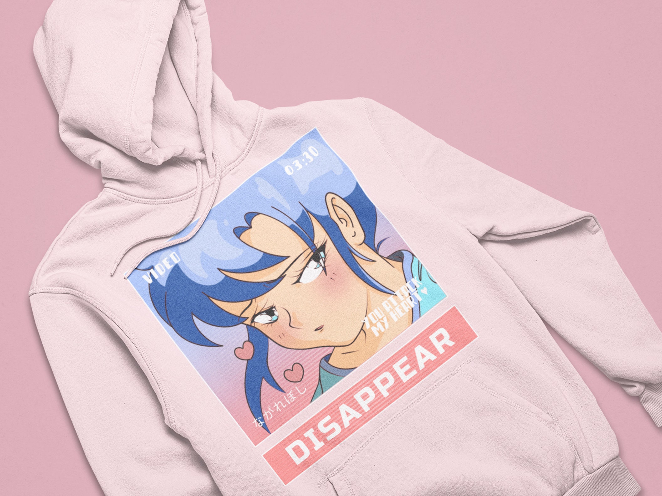 Aesthetic cyberpunk anime girl' Unisex Crewneck Sweatshirt