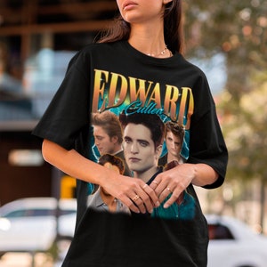 Edward Cullen Retro 90s Shirt Edward Cullen Sweatshirt Robert Pattinson T-shirt Edward Cullen Fan Gift Edward Cullen Merch image 5