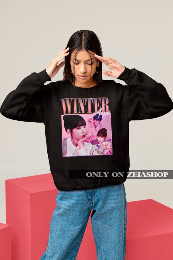 Aespa Winter Retro 90s Sweatshirt Kpop Bootleg Hoodie - Etsy 日本