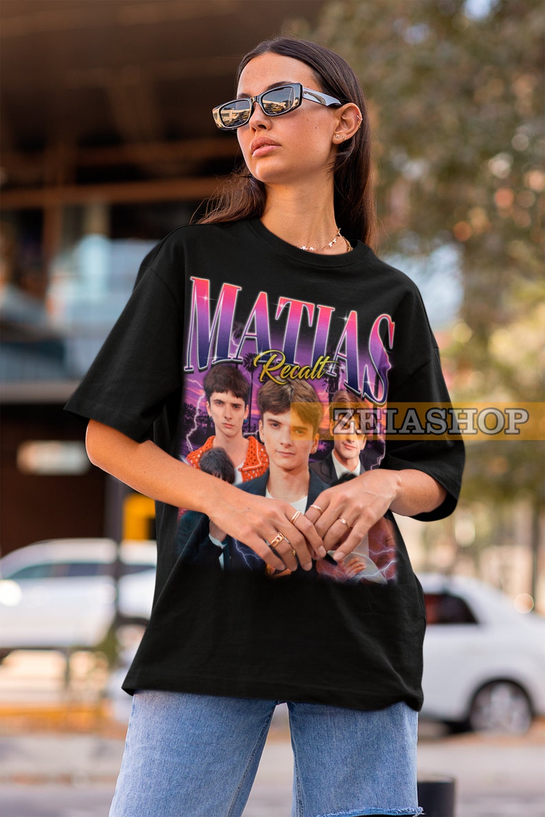 Camisa Matias Recalt Retro de los años 90, Suéter Matias Recalt, Regalo de fan de Matias Recalt, Merch Matias Recalt, Enzo Vogrincic, Camiseta Matias Recalt imagen 5