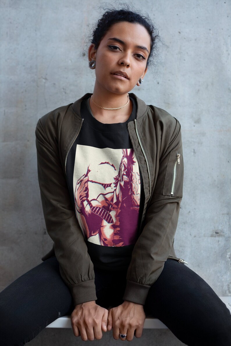 all might hoodie with hair