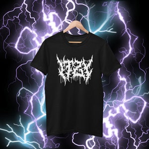 Itzy Heavy Metal Text T-shirt - Etsy