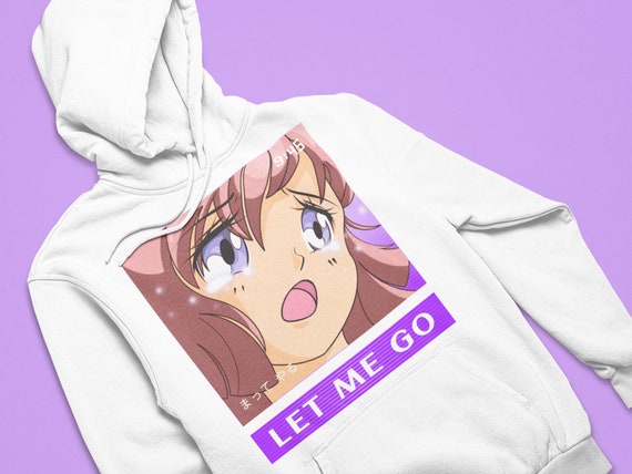 Aesthetic cyberpunk anime girl' Unisex Crewneck Sweatshirt