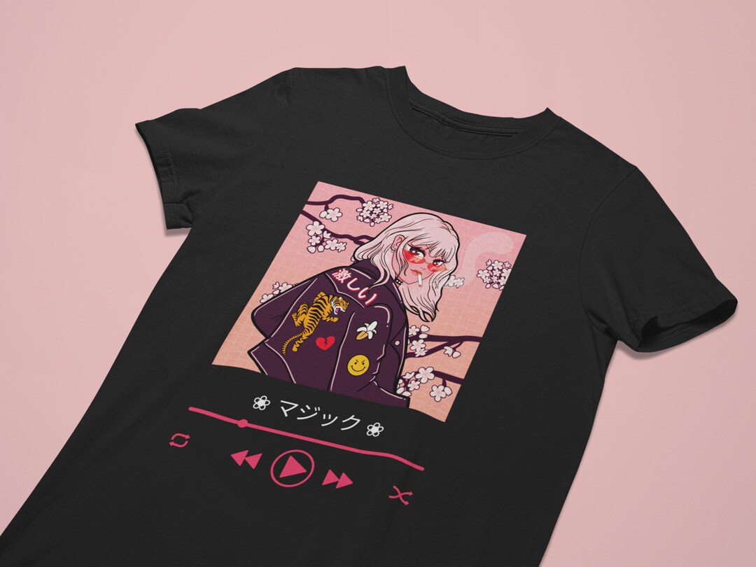 NEW LIMITED Anime Girl Japanese Aesthetic Design Great Gift Idea T-Shirt  S-3XL