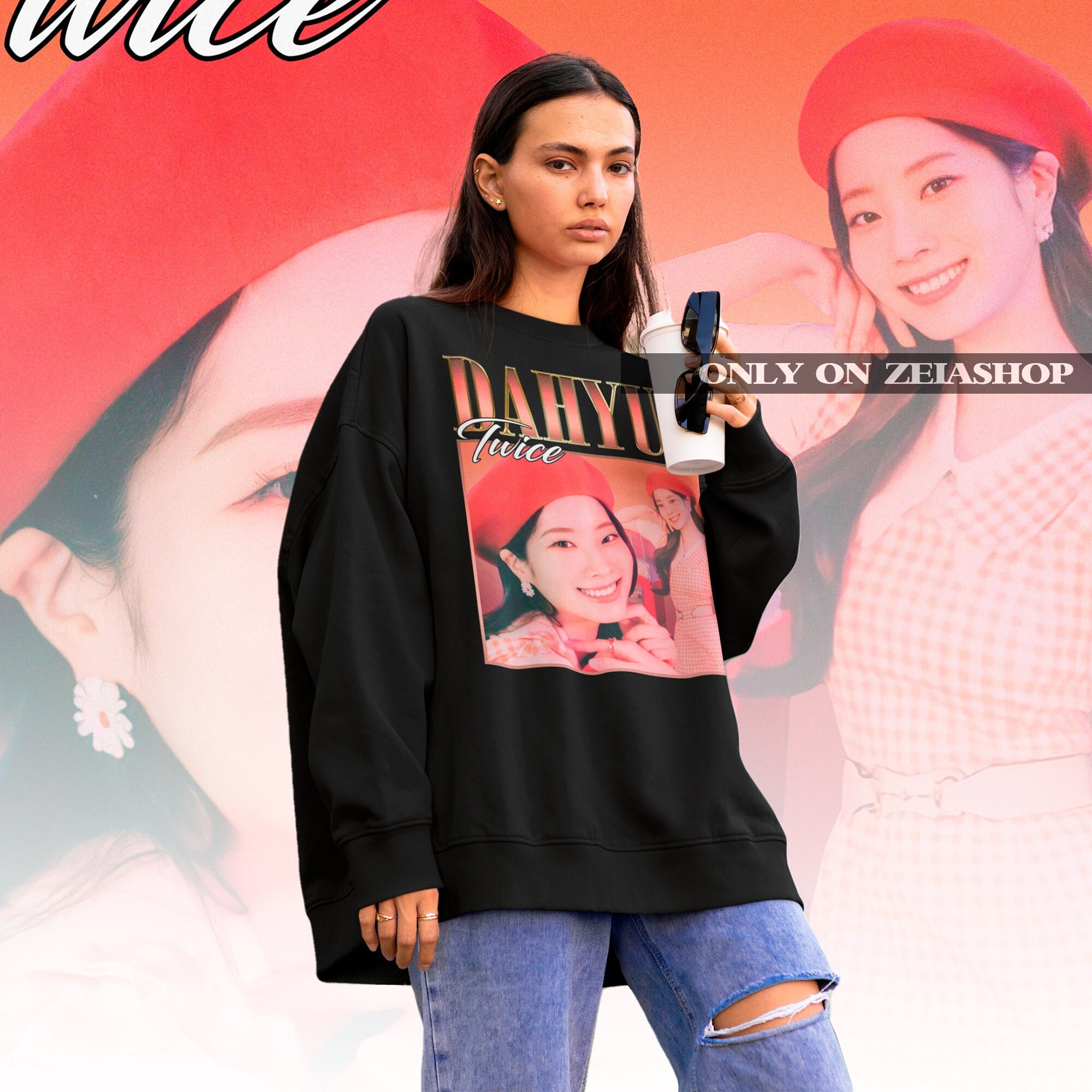 Twice Dahyun 90s Retro Bootleg Sweatshirt u0026 Hoodie Kpop - Etsy