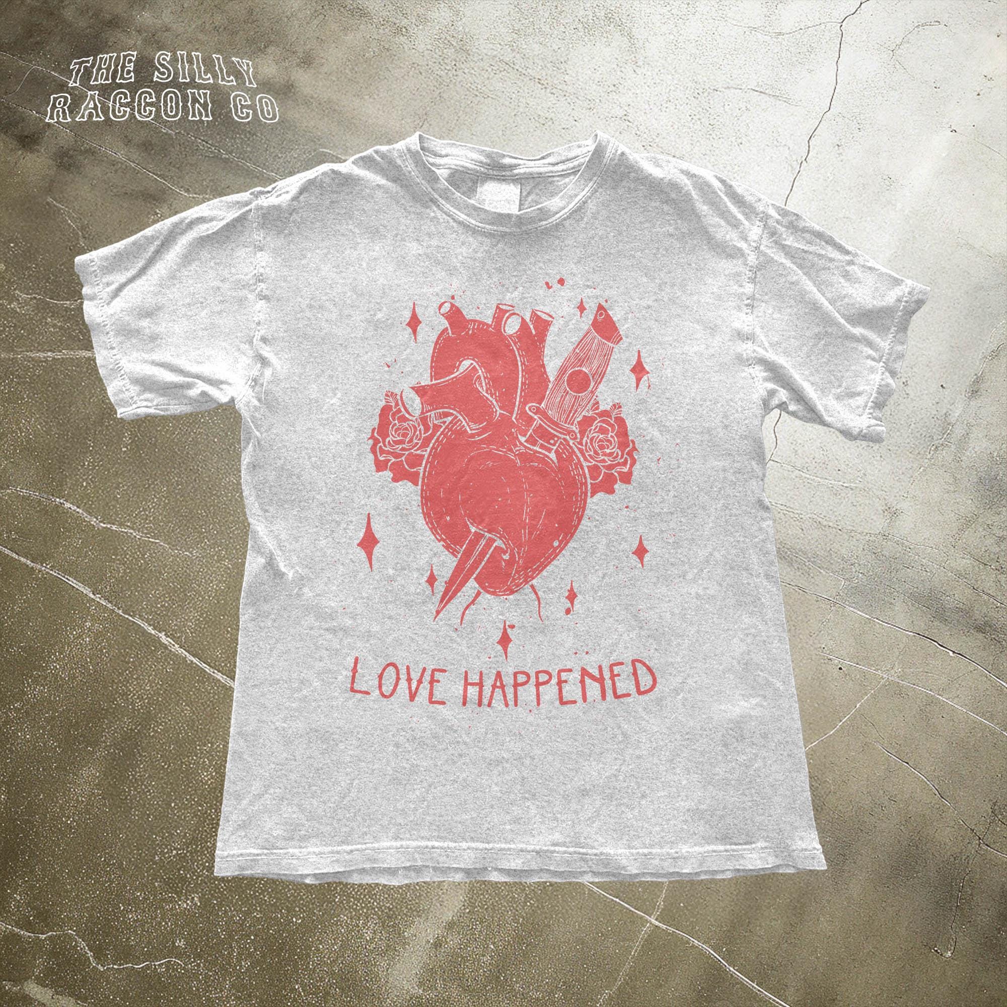 LOVESICK HEART BURNOUT VINTAGE TEE
