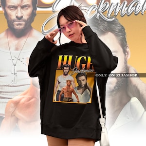 Hugh Jackman Retro 90s Shirt Hugh Jackman T-shirt Hugh Jackman Hoodie Hugh Jackman Sweatshirt Hugh Jackman Fan Gift Hugh Jackman image 4