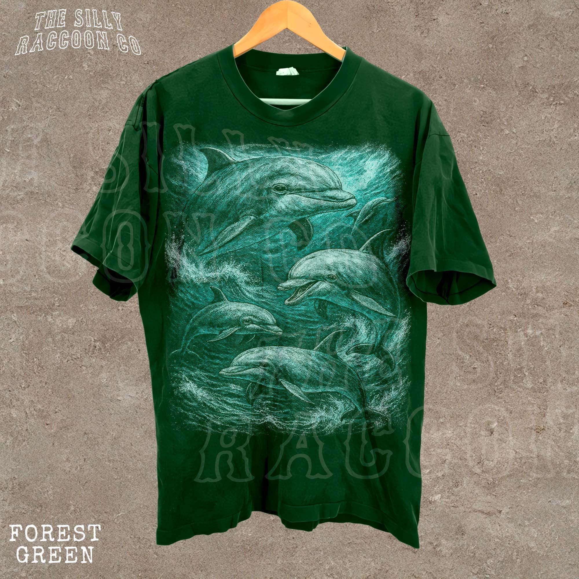 Vintage 90s Dolphin Graphic Shirt: Unisex Comfort Colors