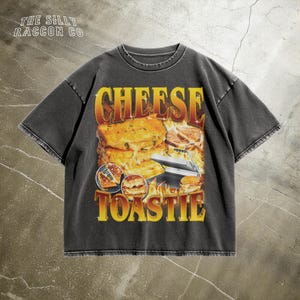 Funny Cheese Toastie Shirt | 90s Foodie Graphic Tee | Food Lover Gift | Retro Food Shirt | Grilled Cheese Unisex Tee | Funny Foodie Gift