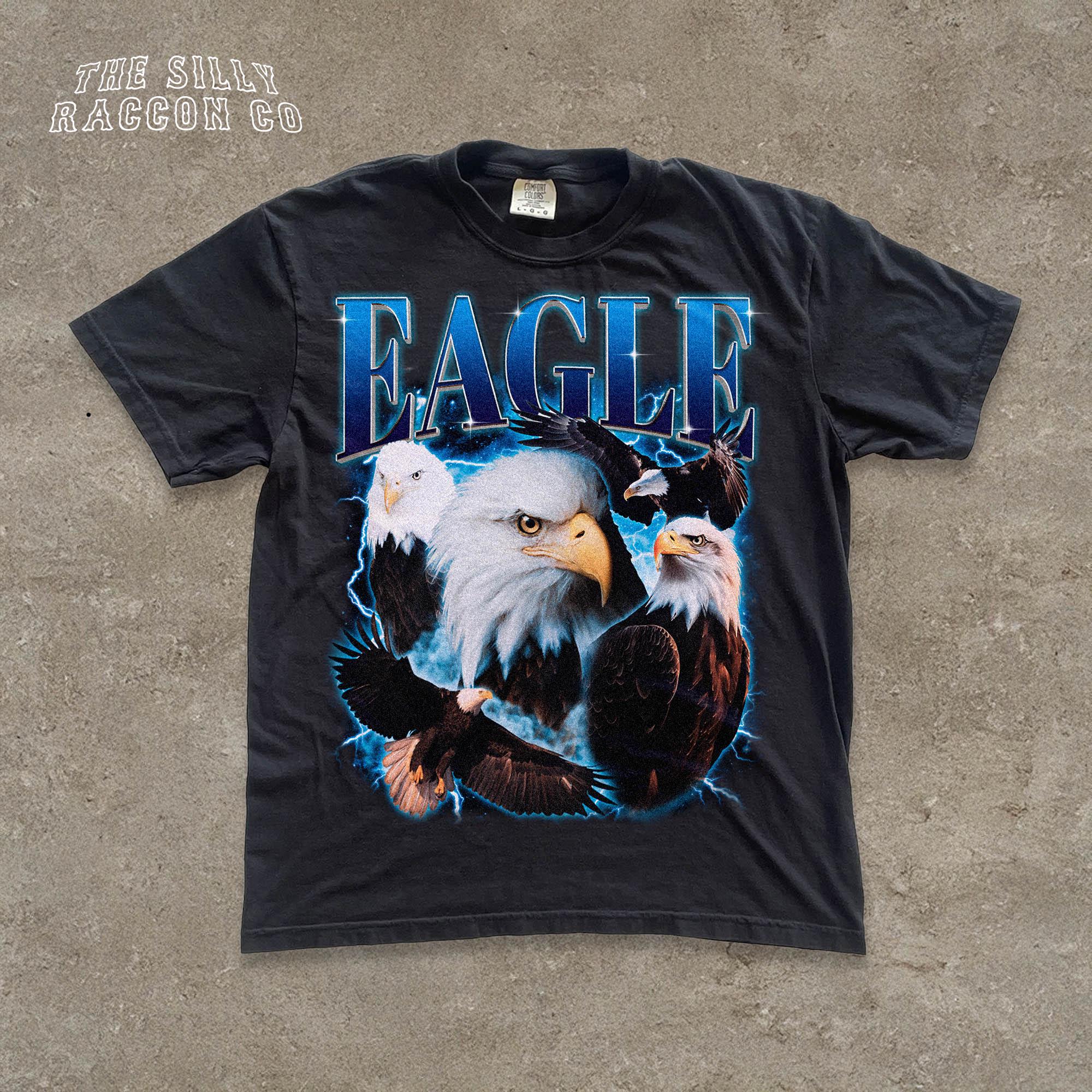 Vintage Eagle Graphic Shirt for Men Unisex, Patriotic American