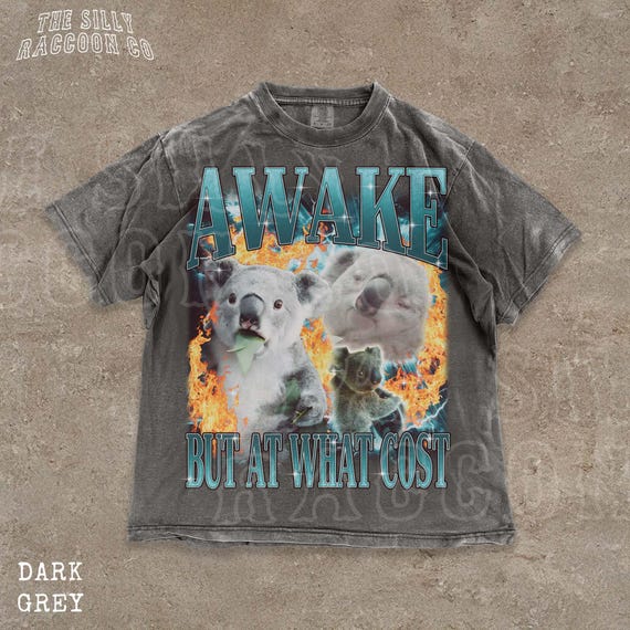 Weird Animal Graphic Tee, Funny Koala Shirt for Gen Z, Sarcastic Men Women Shirt, Ironic Meme T-Shirt, Aesthetic Unisex Graphic Shirt