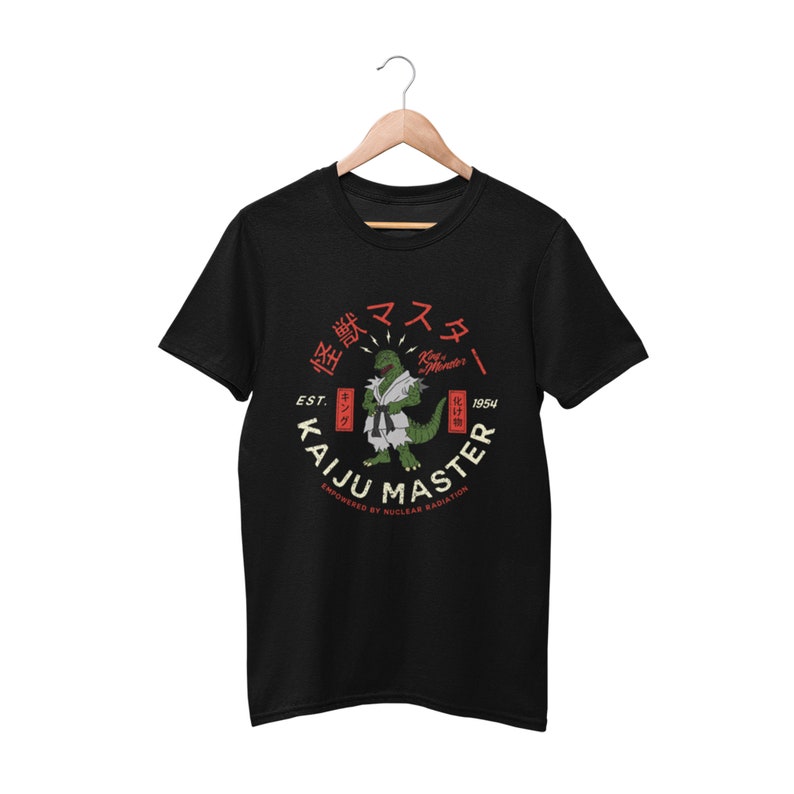 Unisex Tee Kaiju Master T-shirt Japanese Kaiju Shirt Japanese Shirt Funny Graphic Tee Aesthetic Shirt