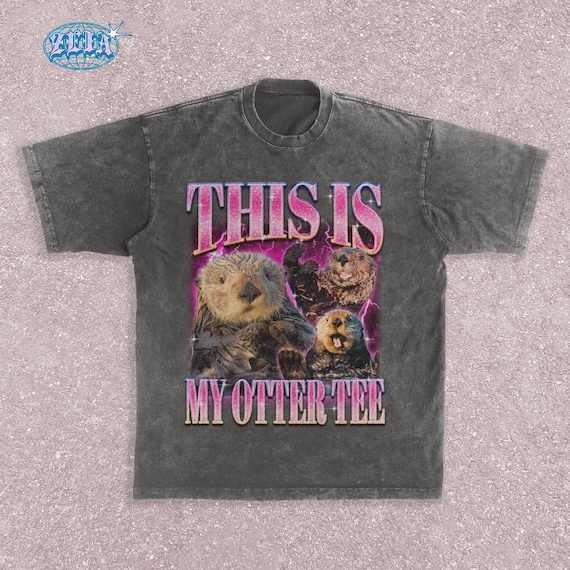 Vintage Style Otter Shirt Vintage Style Otter Shirt