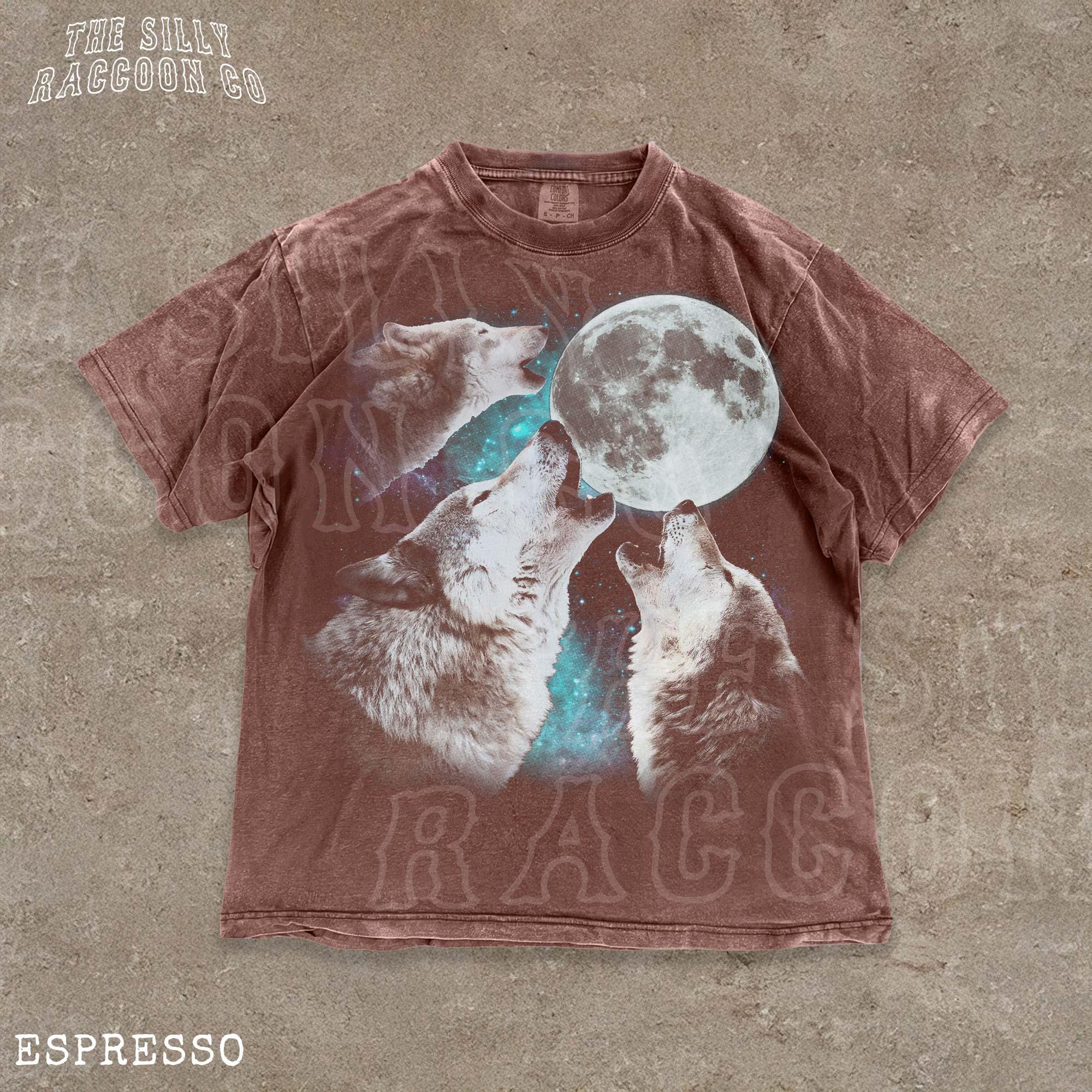 ヴィンテージ ウルフ ダメージ加工 Tシャツ 90年代 オーバーサイズ 