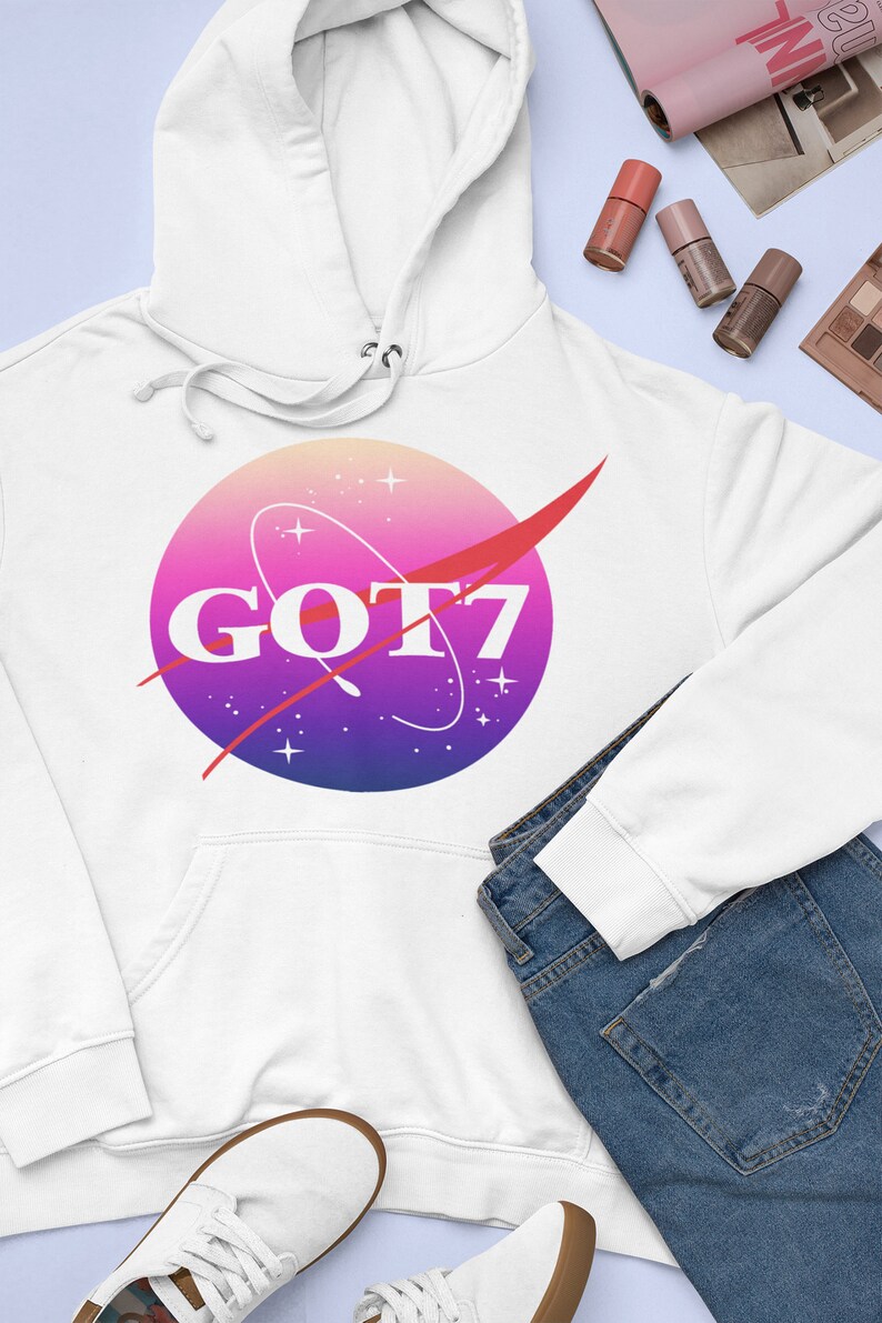 GOT7 Kpop Unisex Hooded Sweatshirt, Got7 Hoodie, Got7 Merch, Kpop Sweatshirt, Got7 Sweatshirt, Kpop Merch, Got7 Mark, Got7 Jb image 1