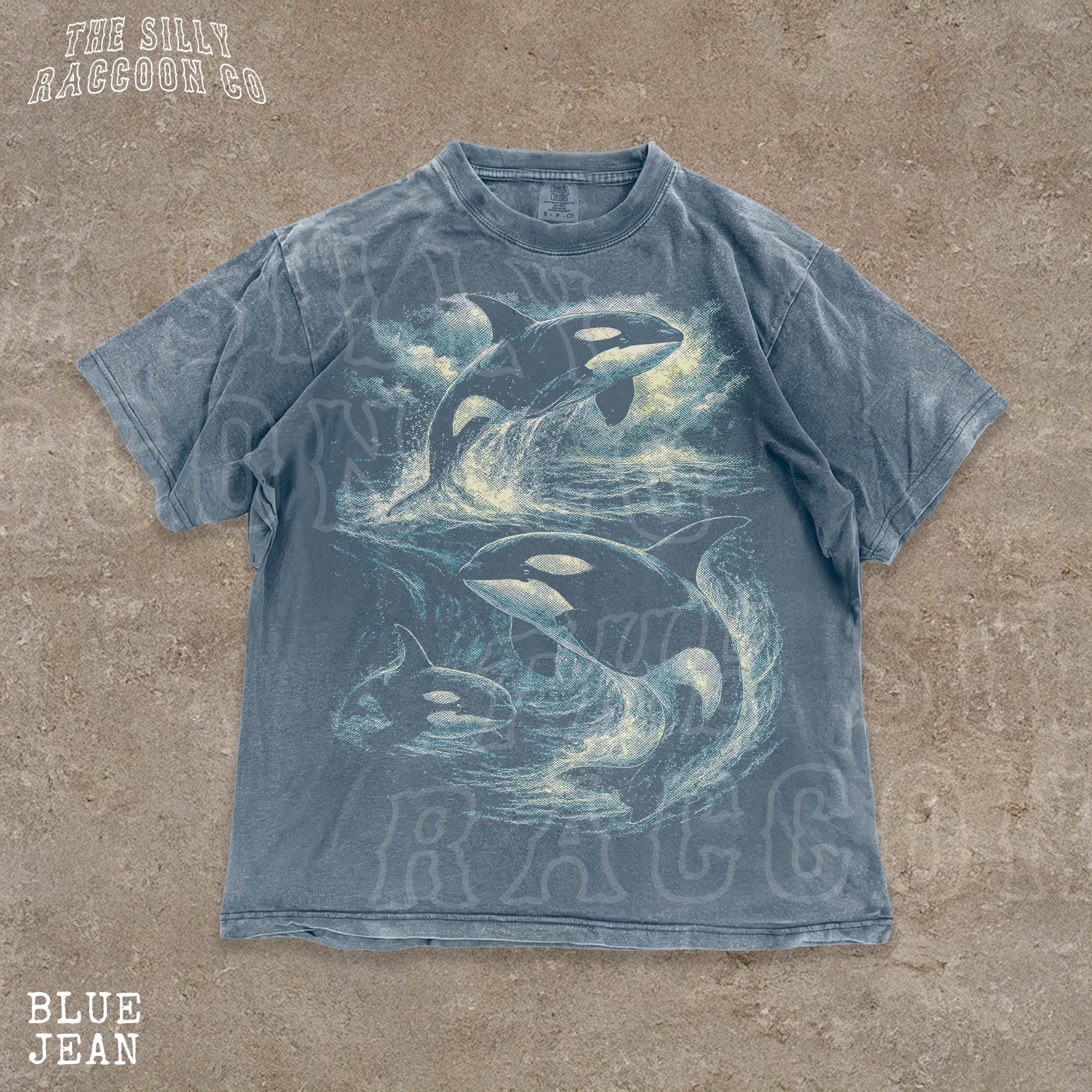 Retro 90s Killer Whale Orca Shirt for Men Women Comfort Colors