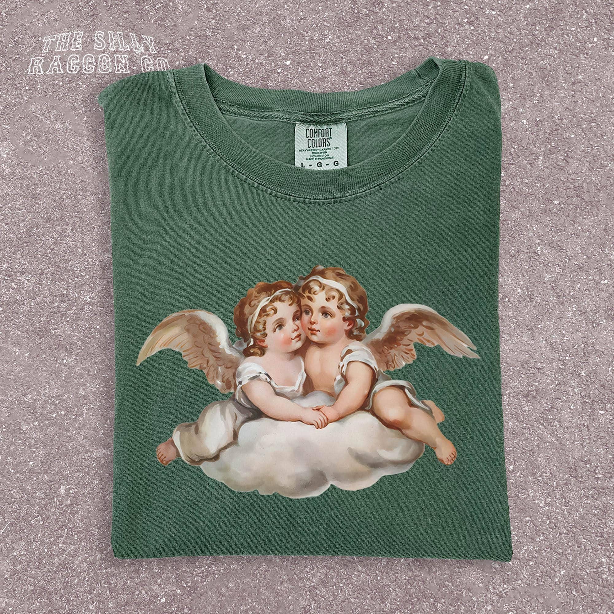 Renaissance Art Women's Tee, Vintage Cherub Shirt, Y2K Shirt Renaissance Art Women's Tee, Vintage Cherub Shirt, Y2K Shirt