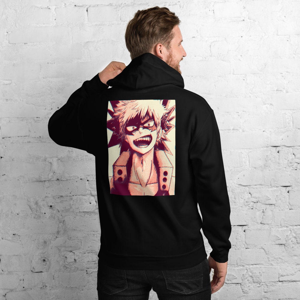 Sudadera con capucha de My Hero Academia Bakugo, suéter cálido Harajuku,  ropa de calle informal con estampado de letras, ropa de moda|Sudaderas con  capucha y sudaderas| - AliExpress