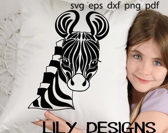 Download Zebra Mandala Svg - Layered SVG Cut File