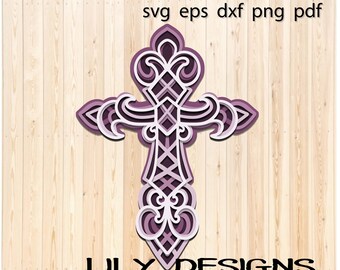 Download Mandala Cross Svg Etsy