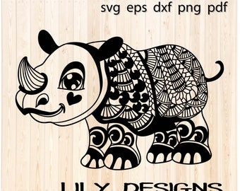 Download Rhino Svg Etsy