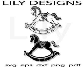 Download Rocking Horse Svg Etsy