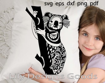 Download Mandala Koala Svg Etsy