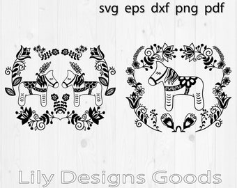 Download Dala Horse Svg Etsy PSD Mockup Templates