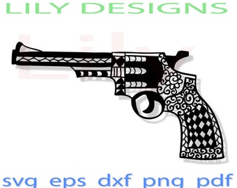 Download Gun Mandala Svg Etsy