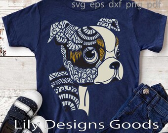 Boxer Svg Etsy