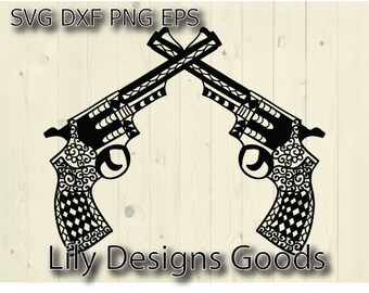 Download Gun Mandala Svg Etsy