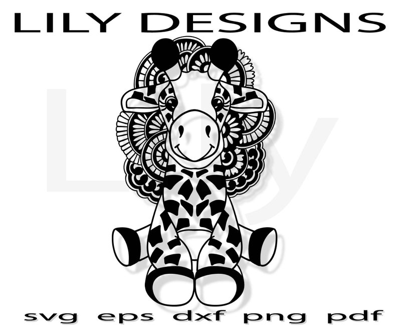 Free Free 158 Baby Giraffe Mandala Svg SVG PNG EPS DXF File