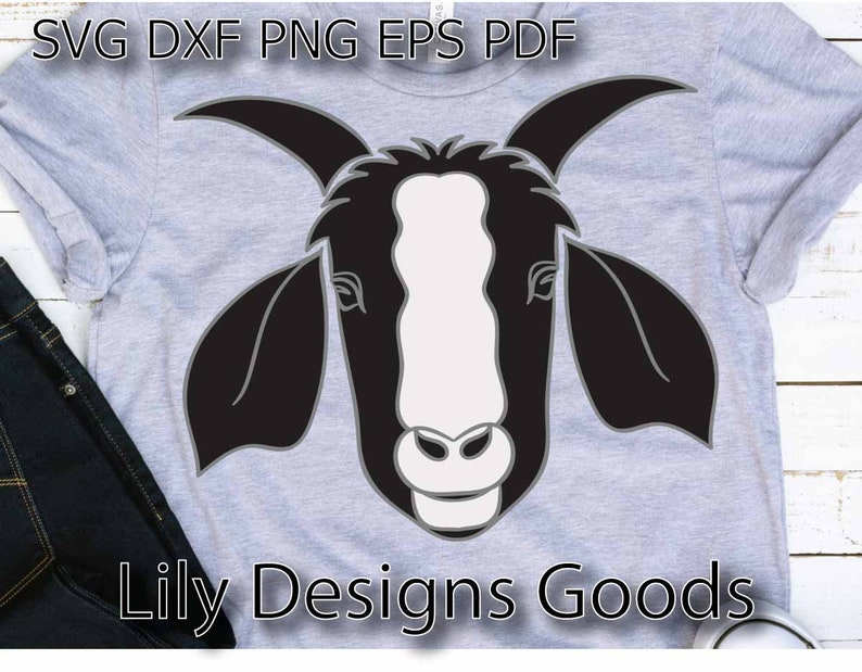 Download Funny goat svg floral flower head face mom shirt farm ...