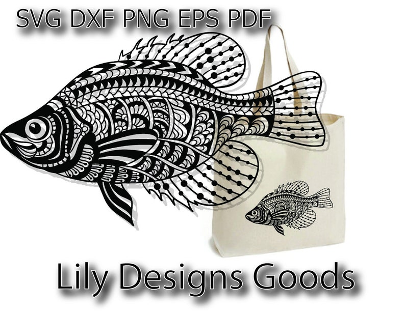 Download Fish svg cricut crappie svg fishing clipart fishing | Etsy