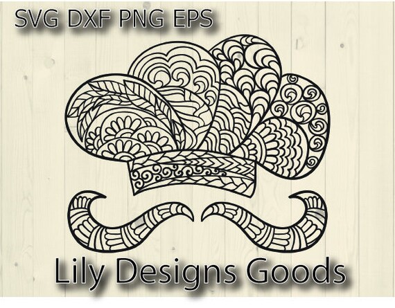 Lets Cook Svg Chef Hat Svg Moustache Svg Etsy