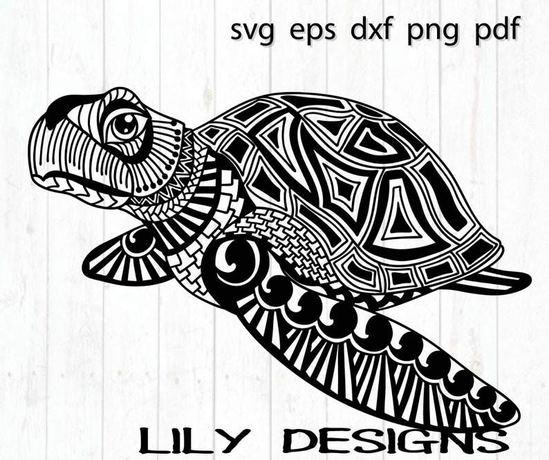 Download Mandala Beach Svg For Cricut For Silhouette Sea Turtle Svg With Flower Svg Drawing Illustration Digital Timeglobaltech Com