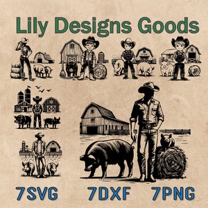 7 chapeau de cowboy western et bottes SVG - fichier de coupe floral western 7 - SVG rustique pour travaux manuels Cricut