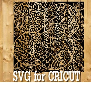 Zentangle panel svg wedding lace mandala frame circle wreath round boho sign mug shirt intricate monogram vinyl cut file cricut sublimation