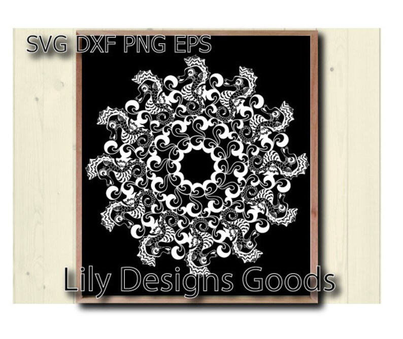 Download Seahorse Mandala Svg For Cricut Zentangle Seahorse Svg File Visual Arts Craft Supplies Tools