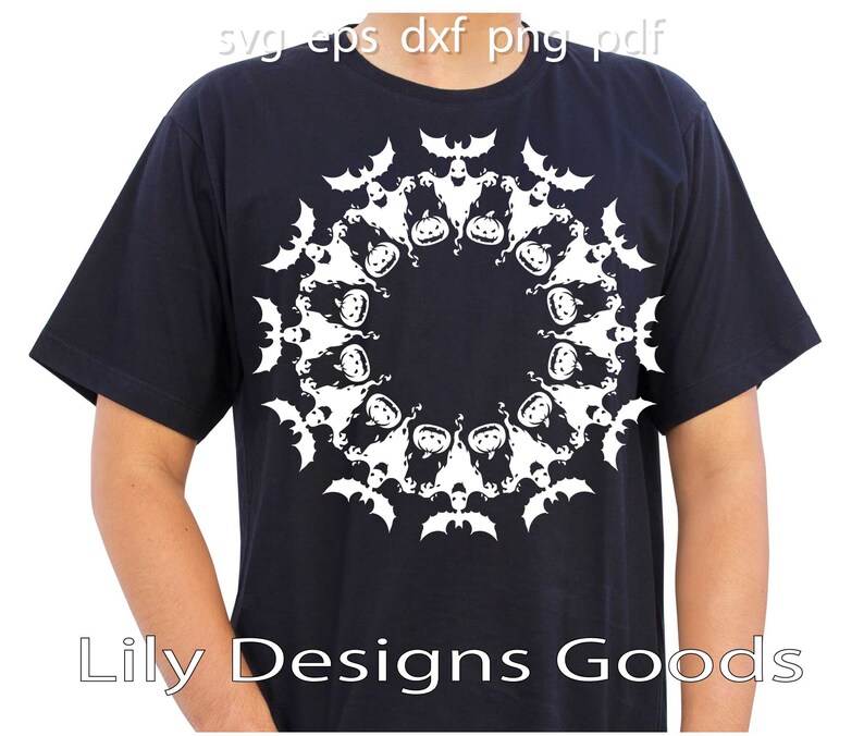 Download MANDALA Bat SVG Halloween Bat SVG Silhouette Cut Files Bat ...