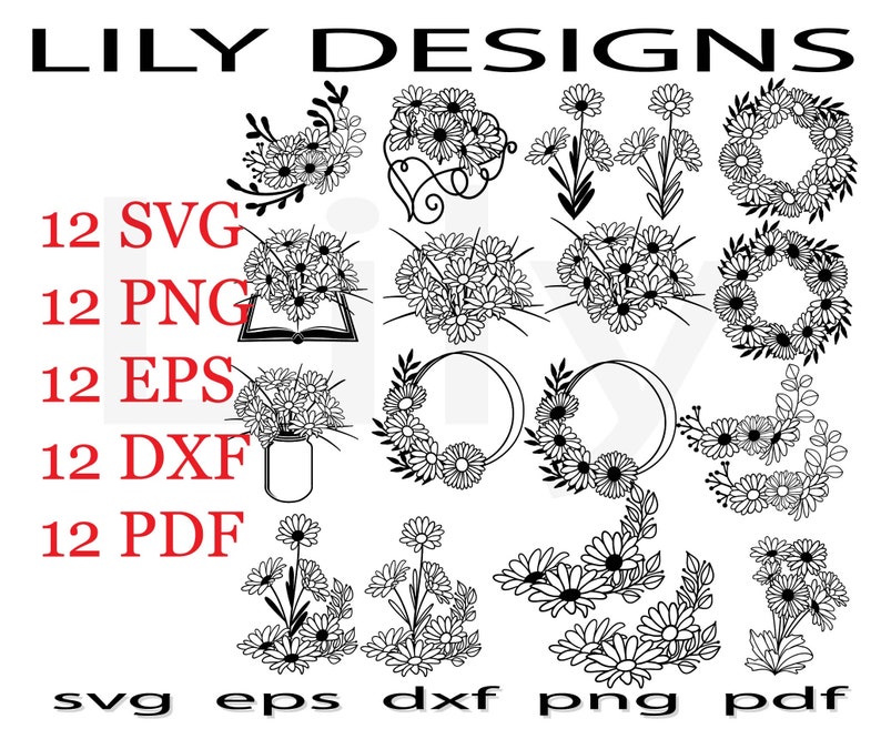 Free Free 89 Flower Svg Bundle SVG PNG EPS DXF File