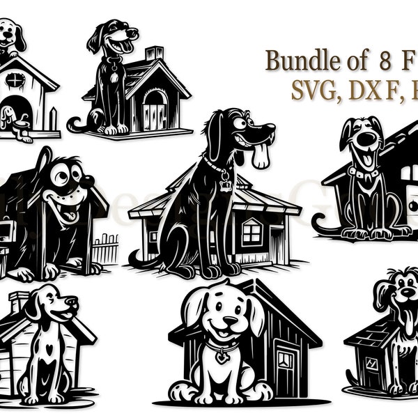 Dog house svg, pet memorial svg, dog memorial svg, pet loss svg, dog loss svg, in loving memory svg  Free Comercial Use 8 SVG 8 PNG 8 DXF