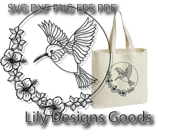 Download Hibiscus Clip Art Humming Bird Svg Hummingbird Png Tropical Etsy