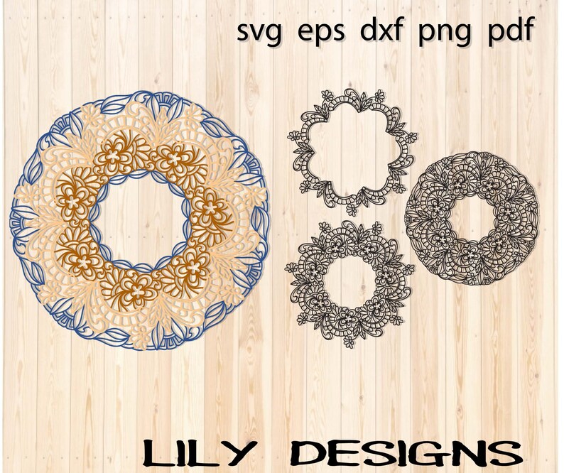 Download Mandala frame svg oval frame svg floral frame svg floral ...