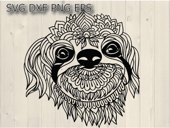 Download Free Mandala Sloth Svg Etsy SVG Cut Files