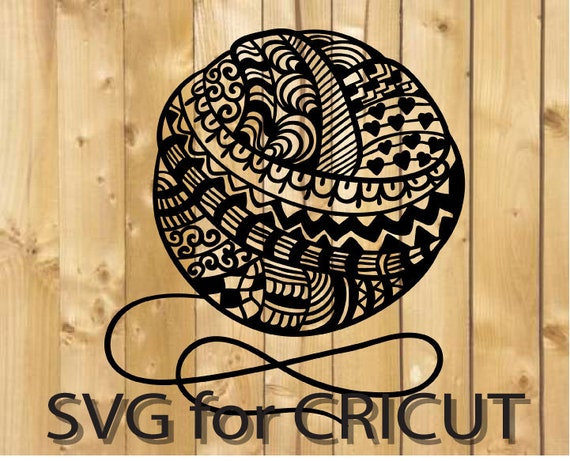 Download Crochet Svg Yarn Svg Knitting Svg Wool Clipart Mandala Etsy
