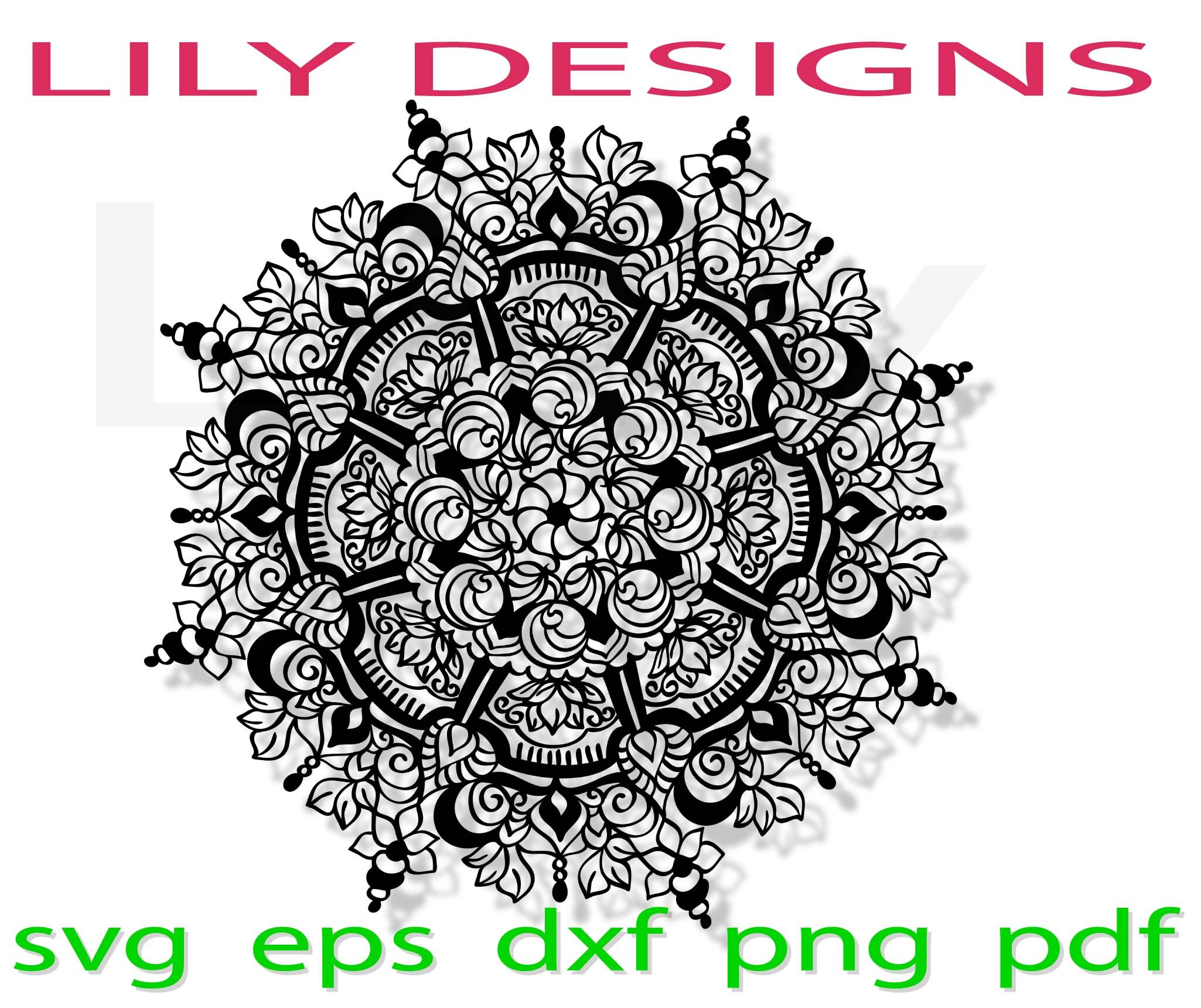 Free Free 146 Lace Flower Svg Free SVG PNG EPS DXF File
