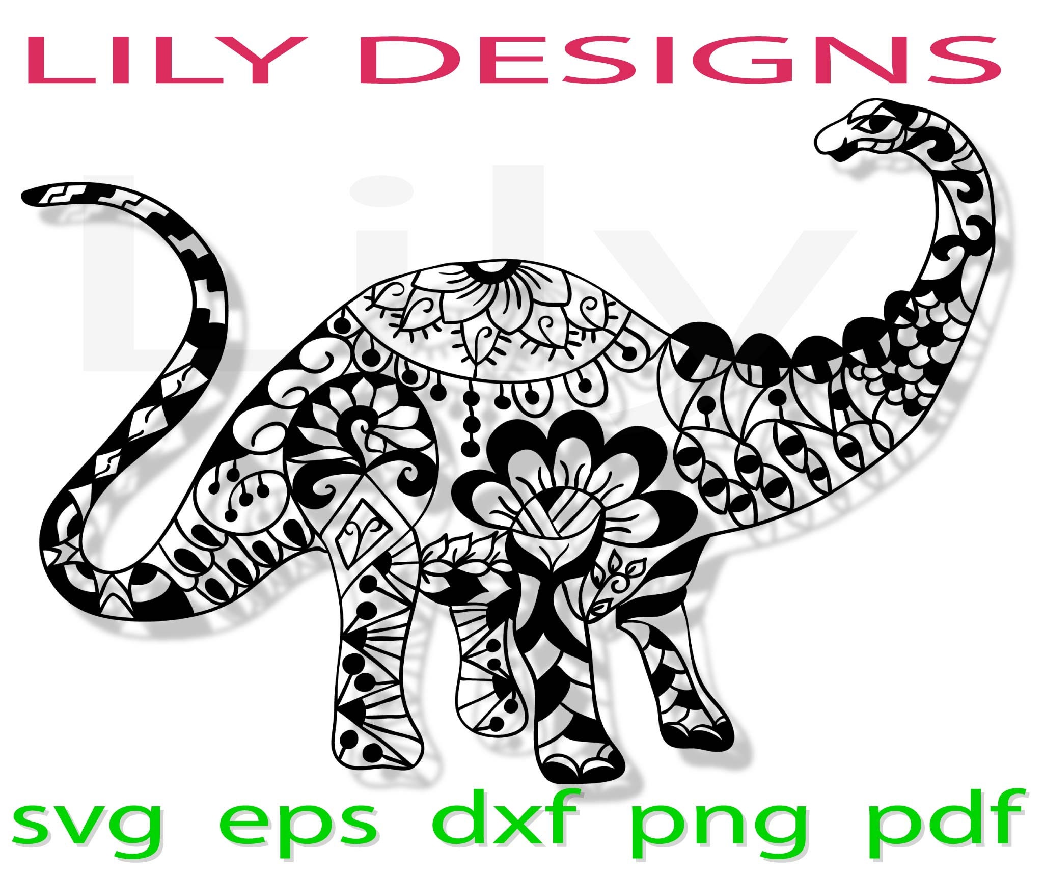 Download Dinosaur Boy Svg Mandala Zentangle Nursery Room Wall Art Decor Etsy