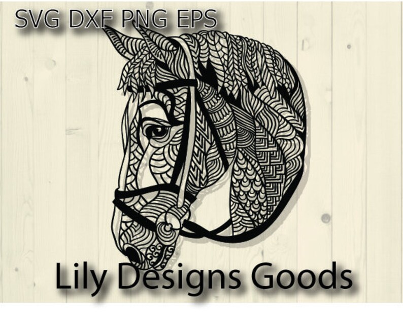Download Horse mandala svg horse head svg horse svg file western | Etsy