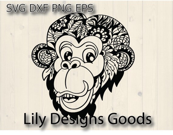 Download Girl Monkey Svg Etsy PSD Mockup Templates